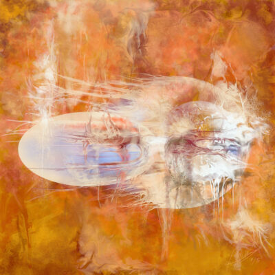 geboorte van een nieuwe wereld, geboorte, barensweeen, chaos, digitale kunst op canvas, nieuwe wereld, abstracte digitale kunst